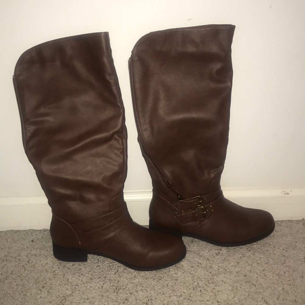 XOXO Tall Brown Boots